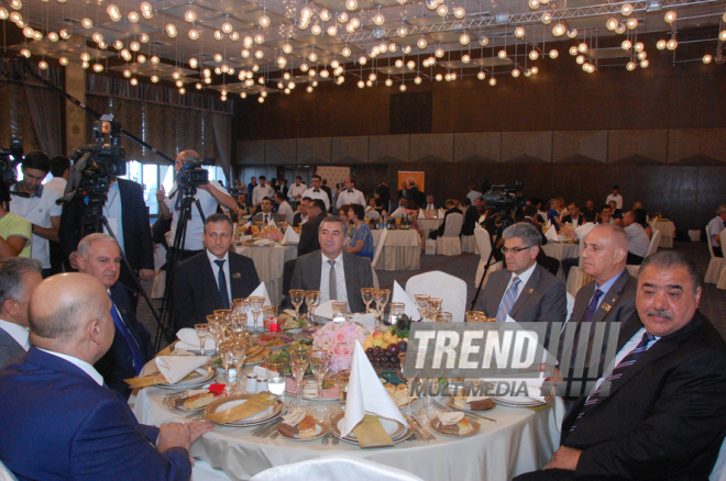 Media representatives receive awards in accordance with Azerbaijani president’s order. Baku, Azerbaijan, Jule 22, 2015